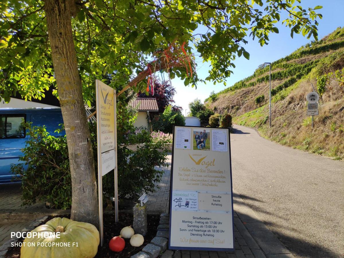 Ferienwohnung Weingut&Straußwirtschaft Vogel Vogtsburg Exterior foto